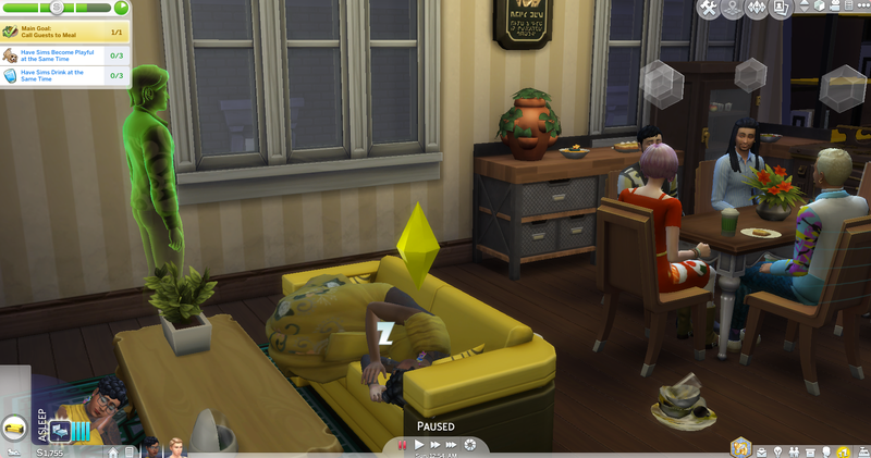 Illustration for article titled Doing Thanksgiving In The Sims 4 Is Like Herding Cats